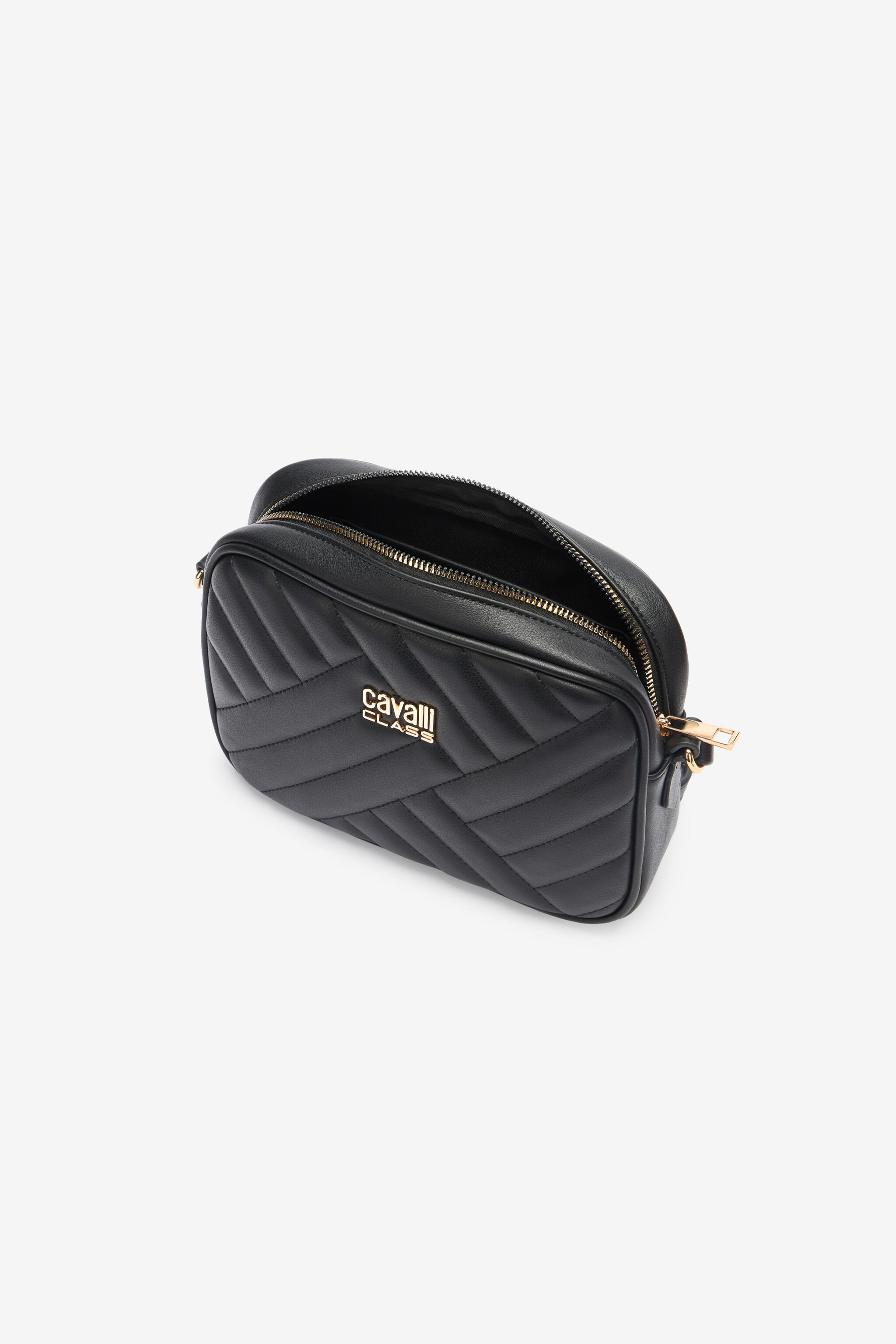 CL Bolso Con Bandolera De Cadena Cavalli Class Negro SXB00E-AB076