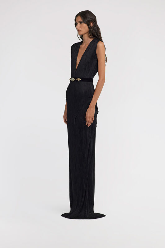 RC Long dress RC Long dress Nero TWT100-RD034