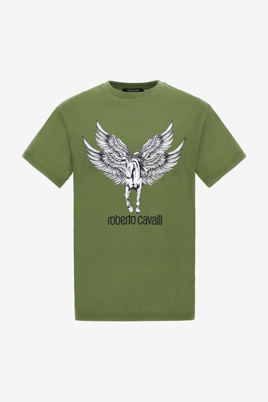 RC T-shirt with Horse logo and print RC T-shirt with Horse logo and print Green NOT60I-JD060