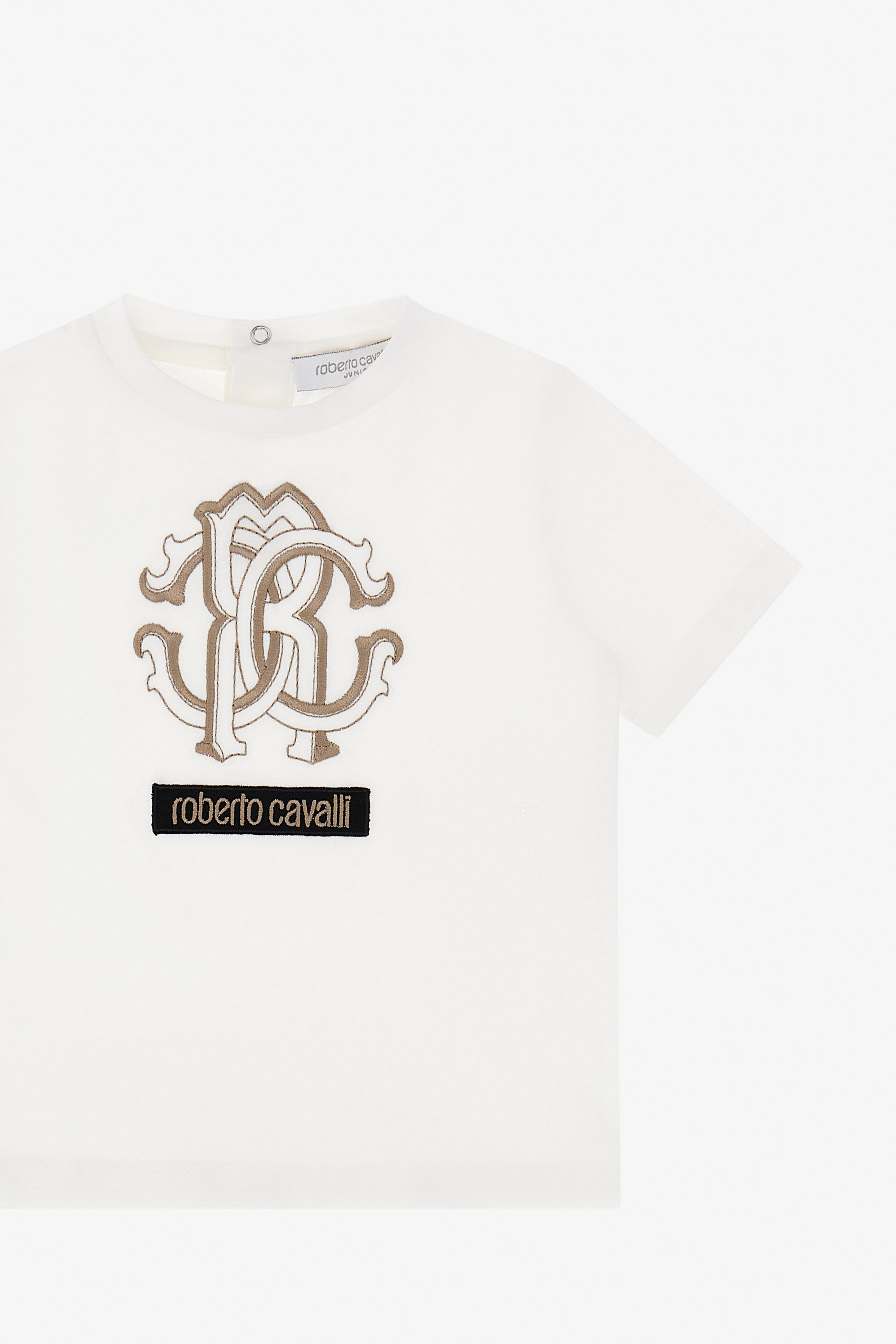 JU RC Logo T-shirt Blanco TJT633-JD001