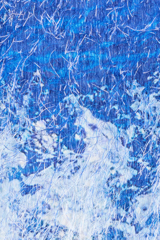 RC Stretto di Messina Print Trousers Blue UWT201-HLN94