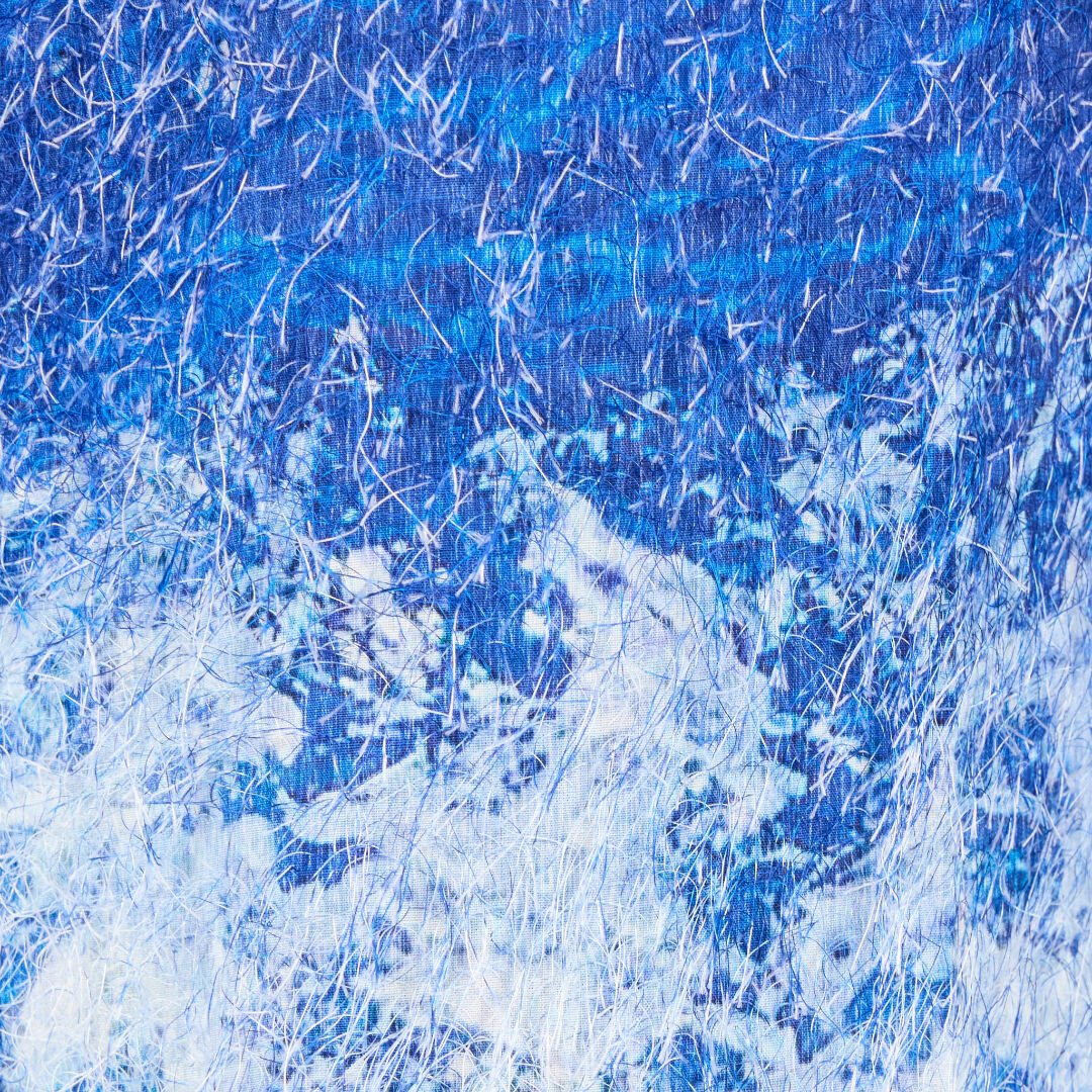 RC Stretto di Messina Print Trousers Blue UWT201-HLN94