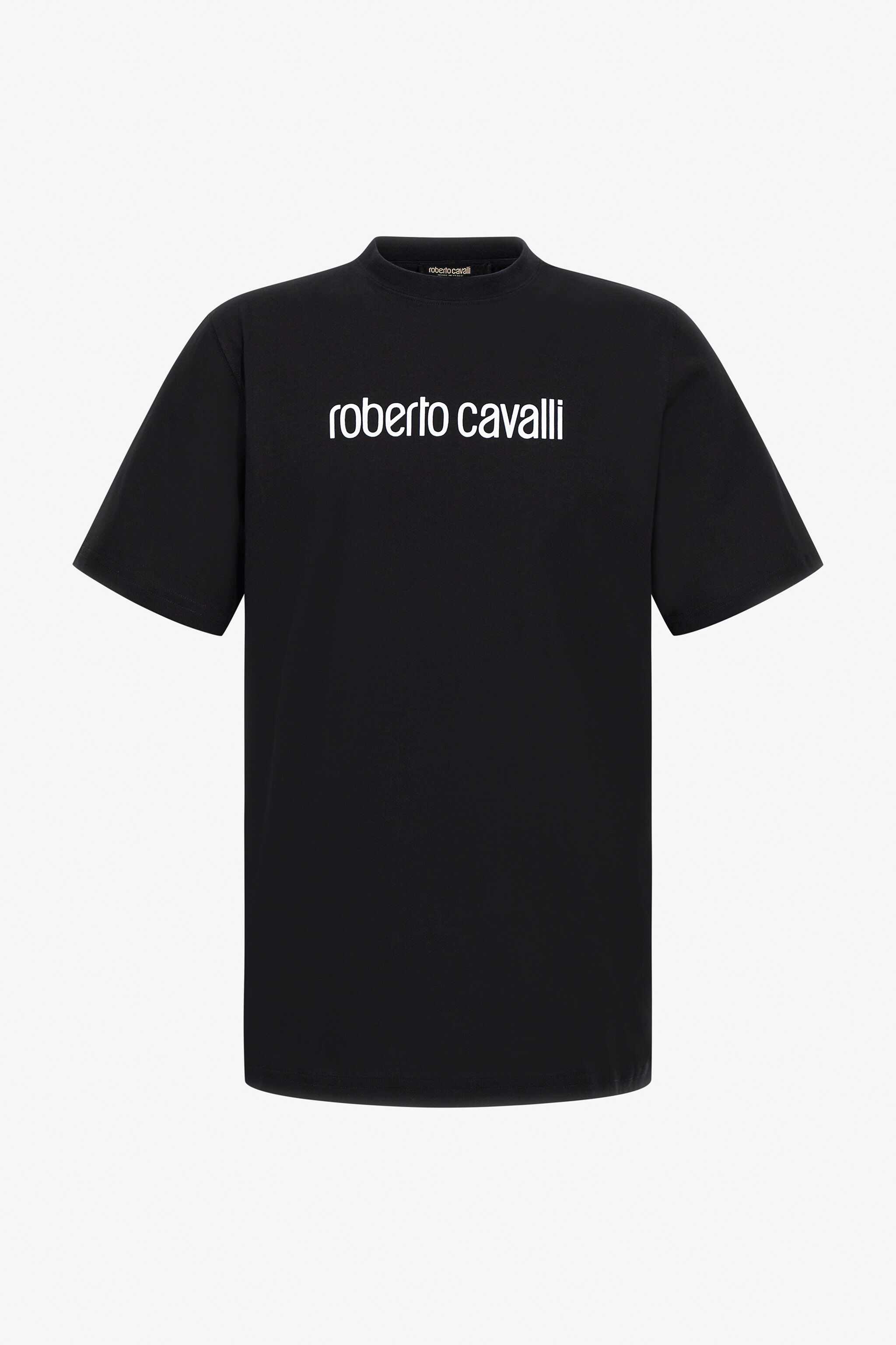 RC T-shirt with Logo Schwarz SRT61B-JD060