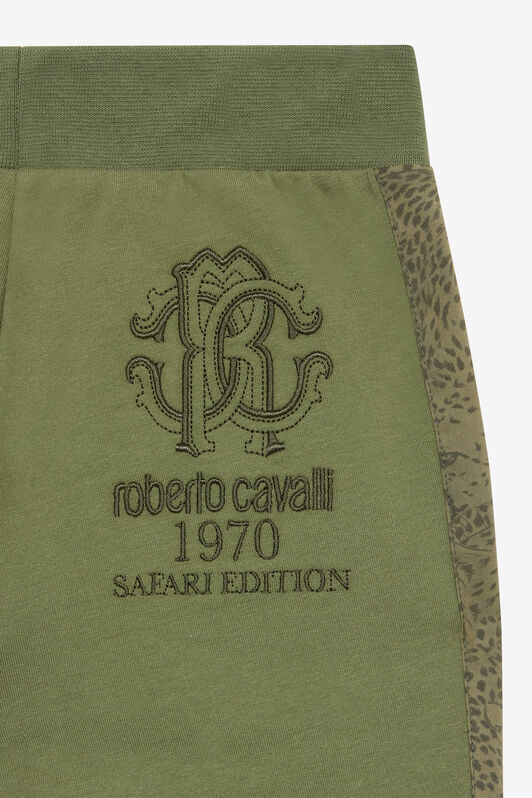 JU Safari Edition Sports Pants With RC Monogram Green UJT20C-CF050