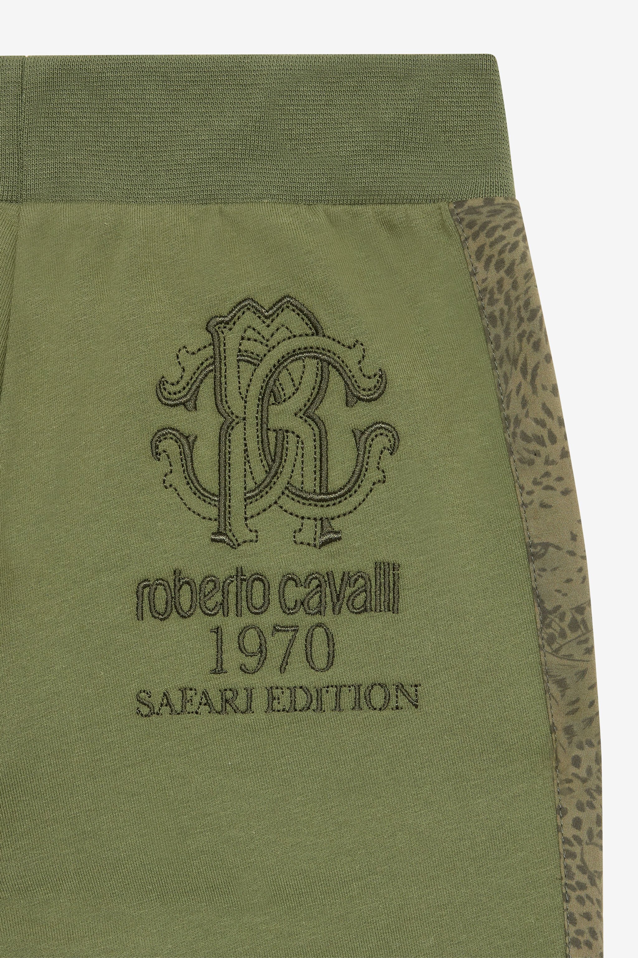 JU Safari Edition Sports Pants With RC Monogram Green UJT20C-CF050