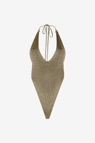 ${brand} Body Nero E Oro A Coste Con Serpenti ${colorDescription} ${masterID}