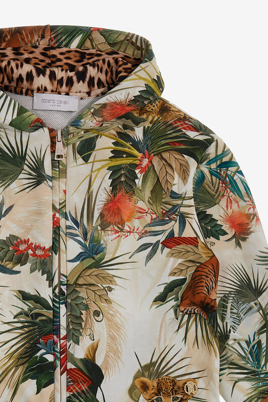 JU Printed sweatshirt Vert SJT933-5OI96