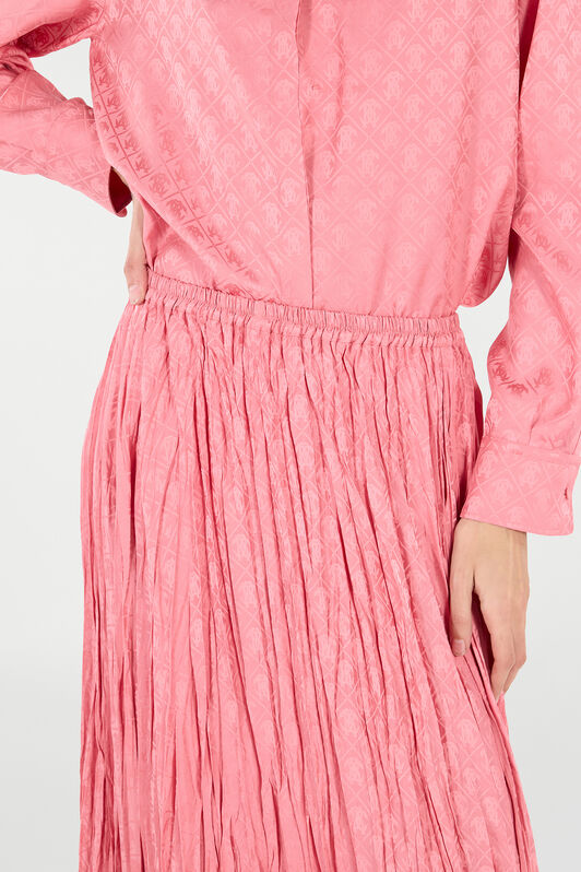RC Crinkled Midi Skirt RC Crinkled Midi Skirt Pink VKT306-RK010