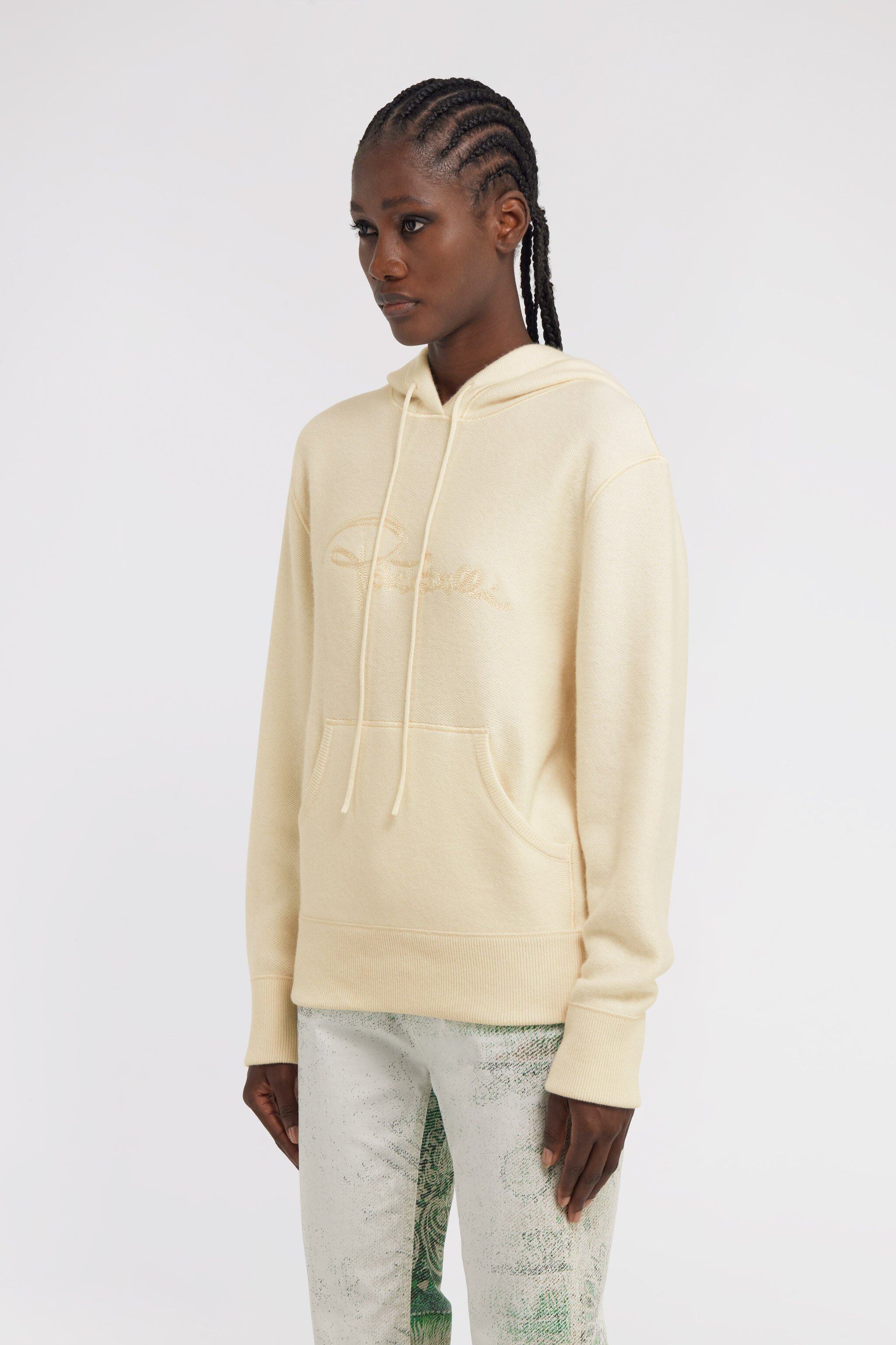 RC Sweatshirt with Logo Ivoire TKM613-MA133