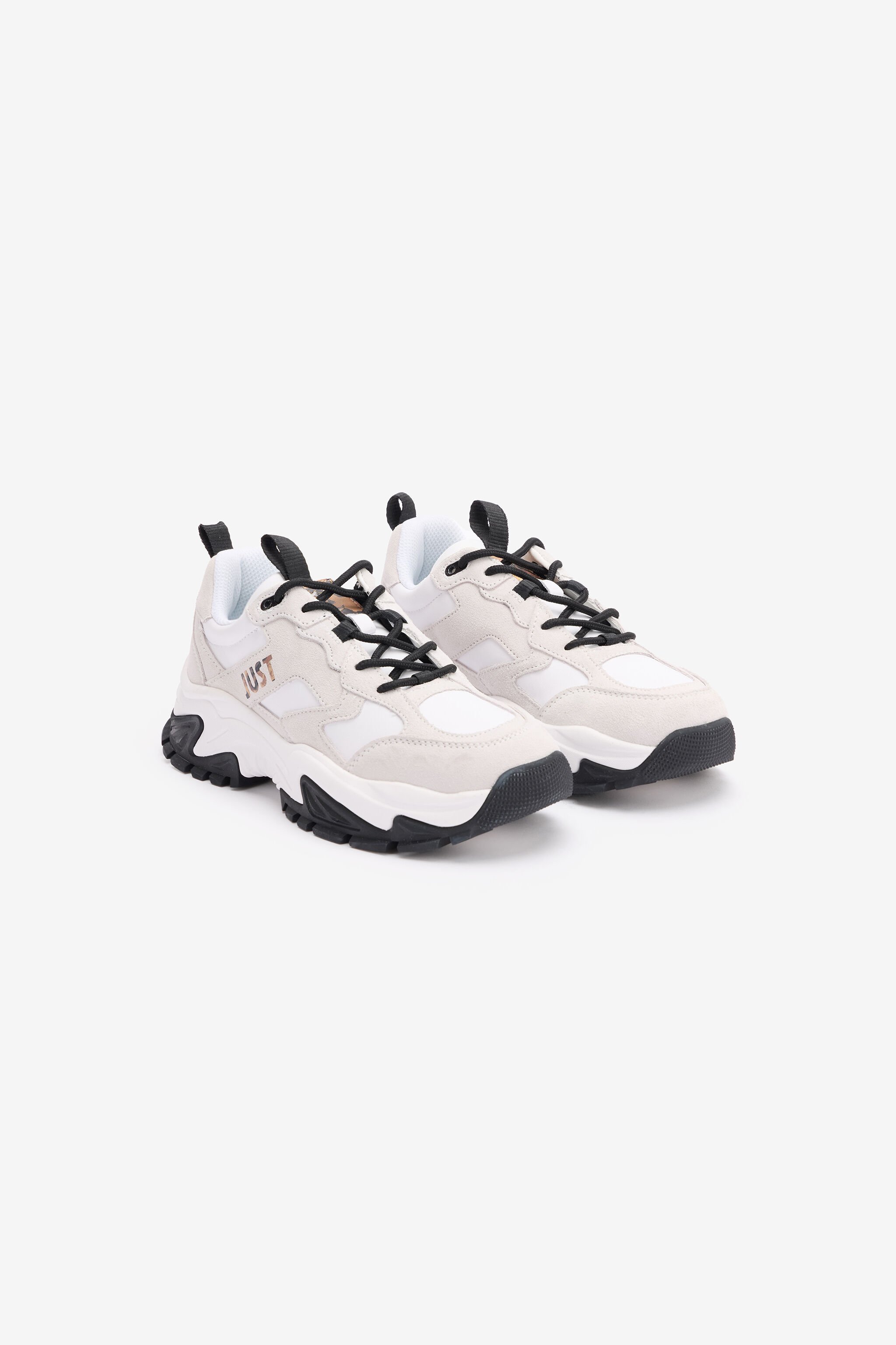 JC Sneakers With Jaguar Skin Logo White TFS043-TF363