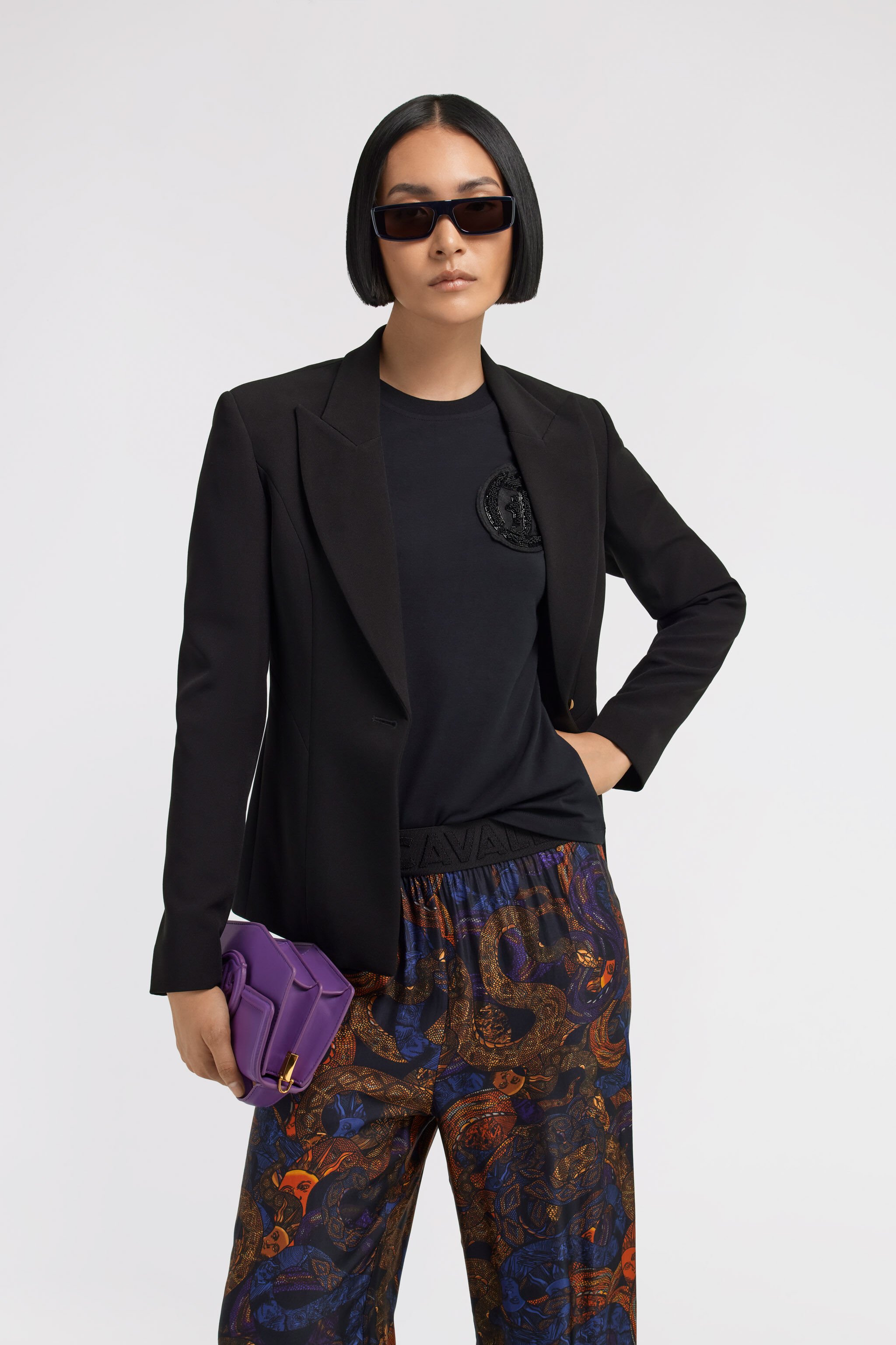 JC Just Cavalli Blazer Black TFT149-TF216