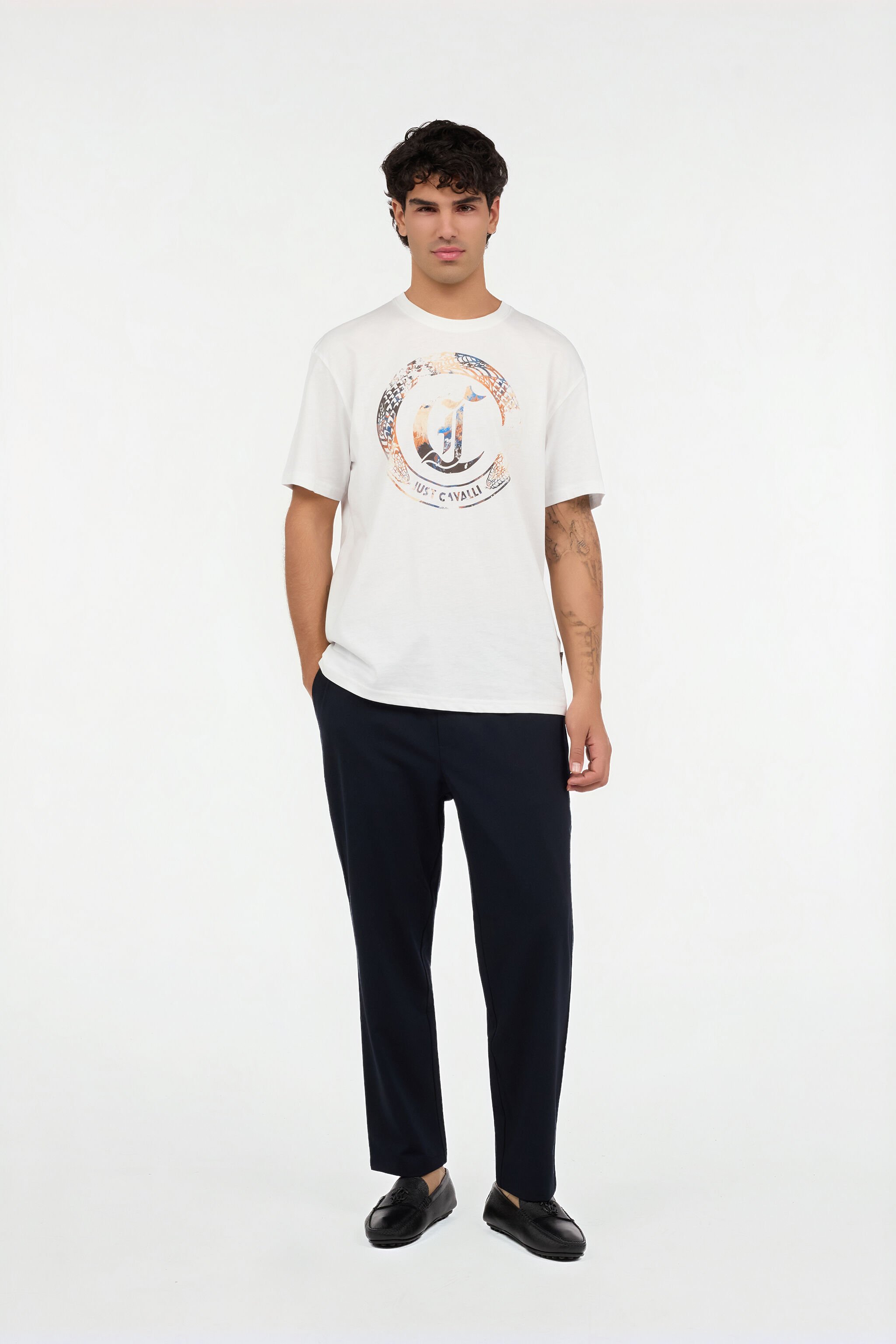 JC Soft Navy Blue Trousers JC Soft Navy Blue Trousers CHICORY BLU VFT017-VF017