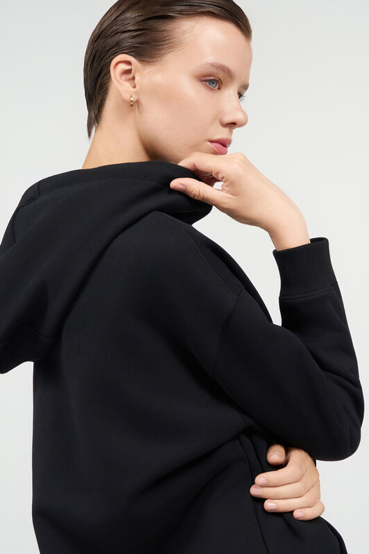 RC Sudadera Negra Con Bordado De Tigre BLACK WQT67B-CF057