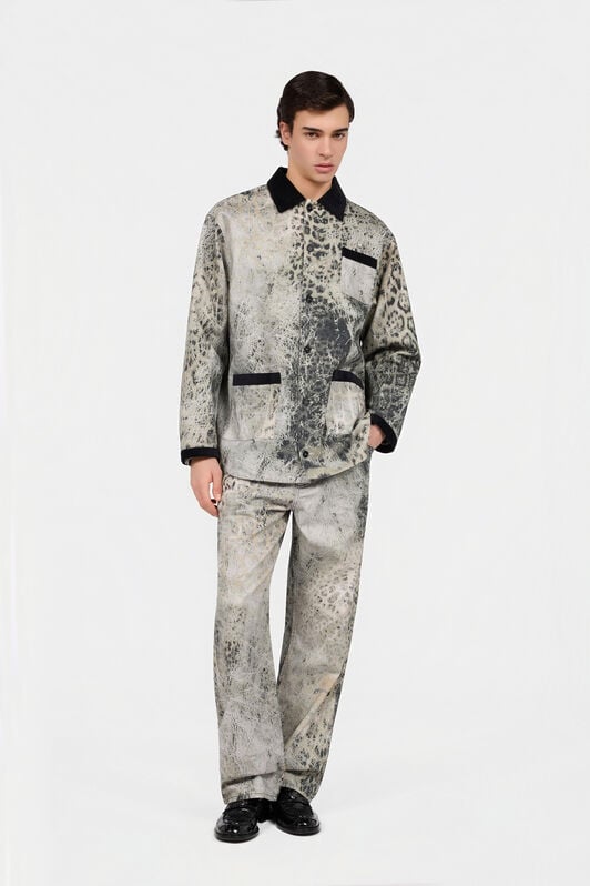 RC Jaguar Print Jacket GREY/BLACK XNT407-EAI31