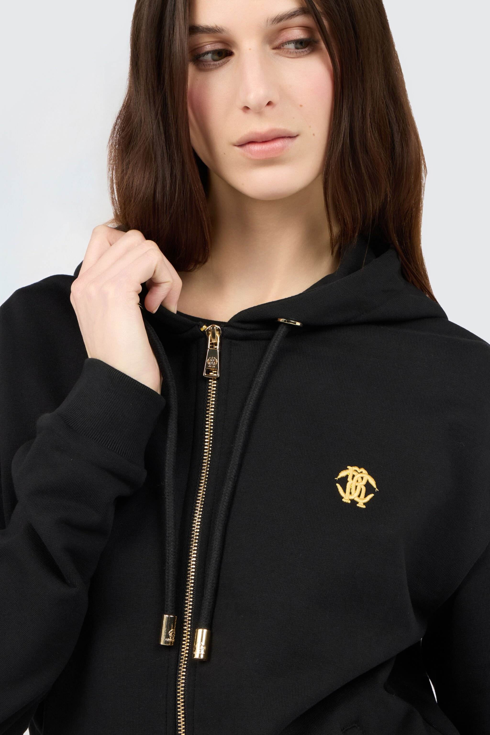 RC Sudadera Con Capucha Estampado Flaming Rose BLACK SOT66H-CF008