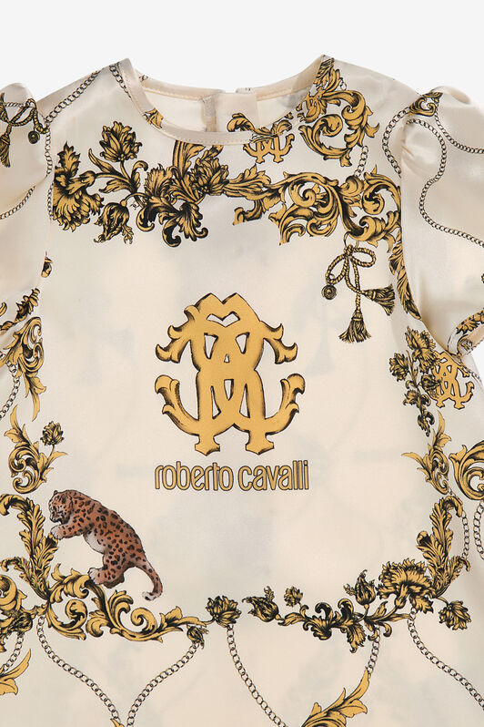 JU Printed dress White SJT109-5II74