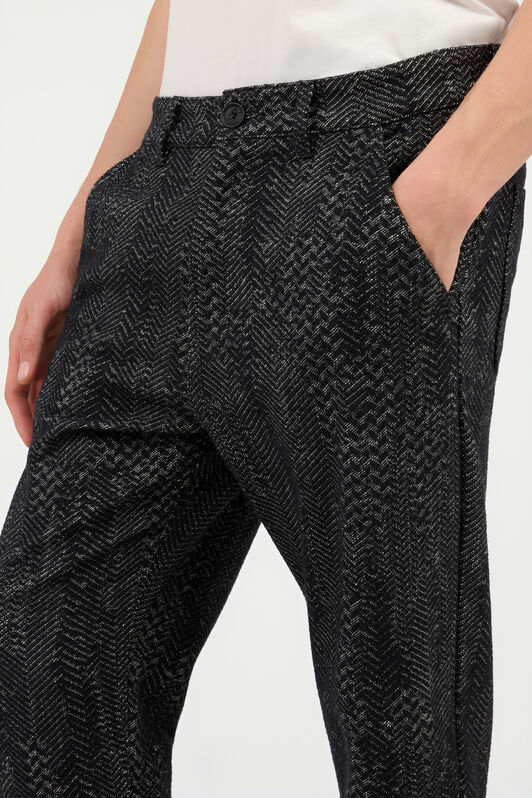 JC Schwarze Strukturierte Hose BLACK VFT016-VF016