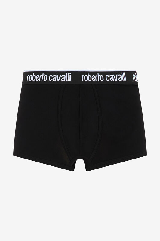 RC Roberto Cavalli Logo Boxer Shorts Black TRO02A-JJ016