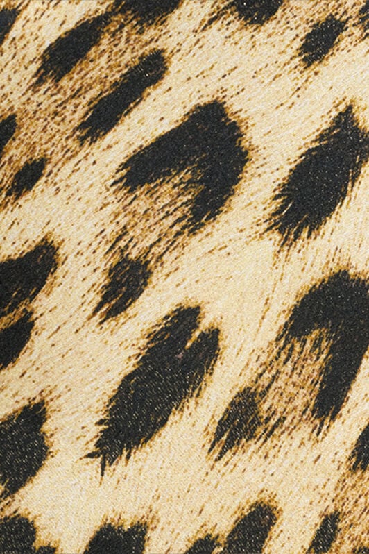 RC Leopard Print Palazzo Pants NATURAL WQT202-9HQ71