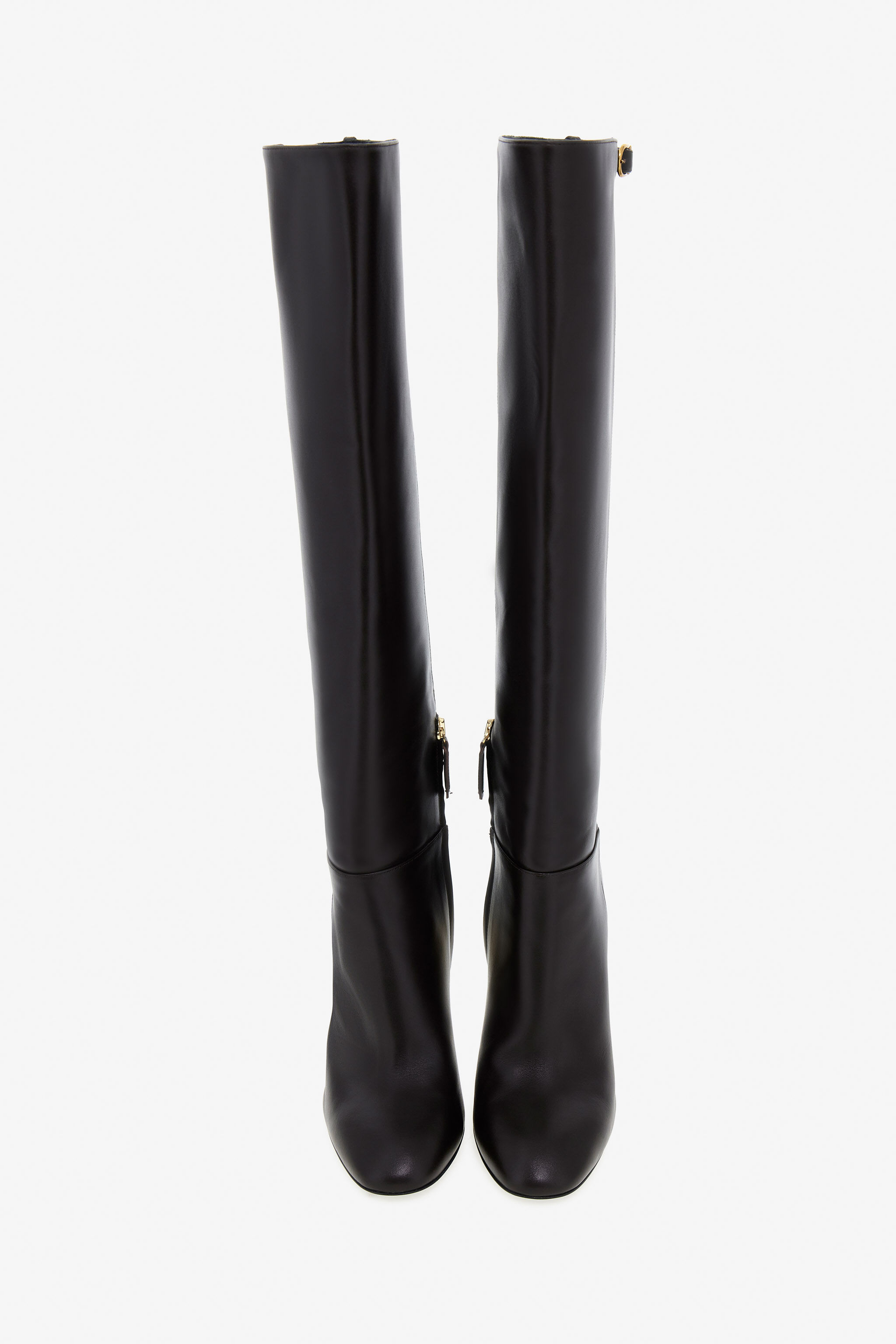 RC Fang Heel Boots Dark brown TKS015-PZ590