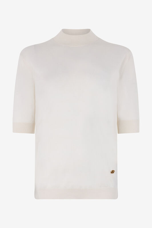 RC Cotton sweater Avorio UWM609-WH003