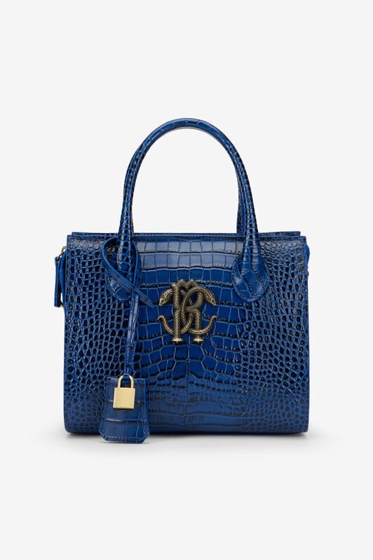 RC Borsa a Mano Blu Effetto Cocco RC Borsa a Mano Blu Effetto Cocco BLUETTE QOB00D-PZO32