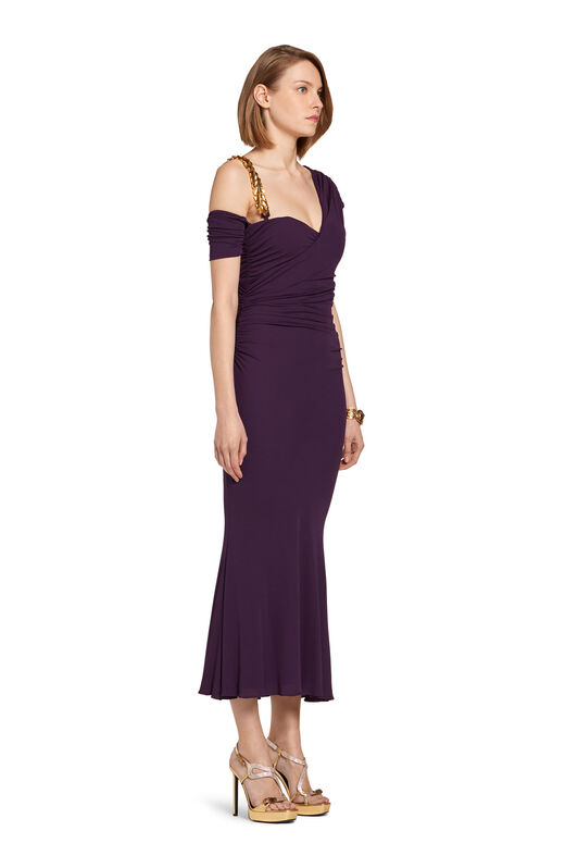 RC Ruched Maxi Dress Lila JQT193-JJ035