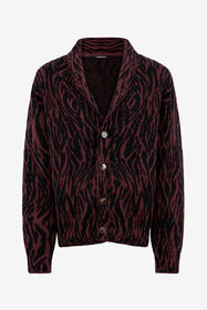 ${brand} Animalier Print Wool Blend Cardigan ${colorDescription} ${masterID}