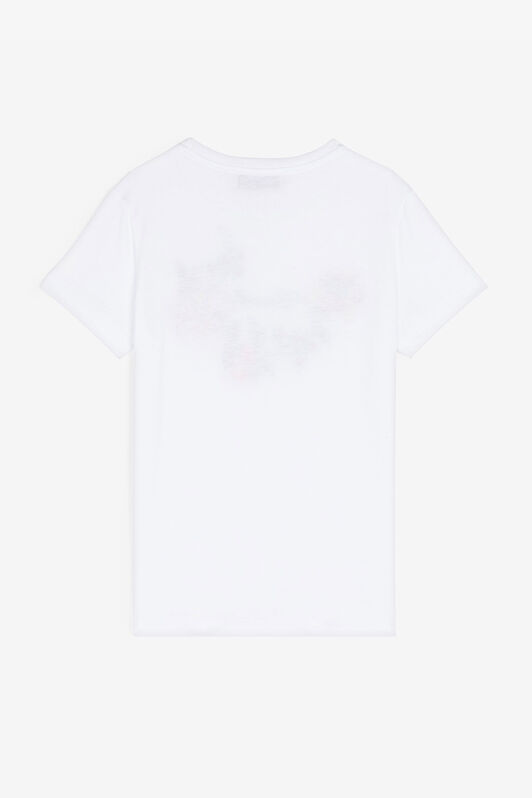 JU Logo And Floral-Embroidered Cotton T-Shirt JU Logo And Floral-Embroidered Cotton T-Shirt White RJT637-JD001