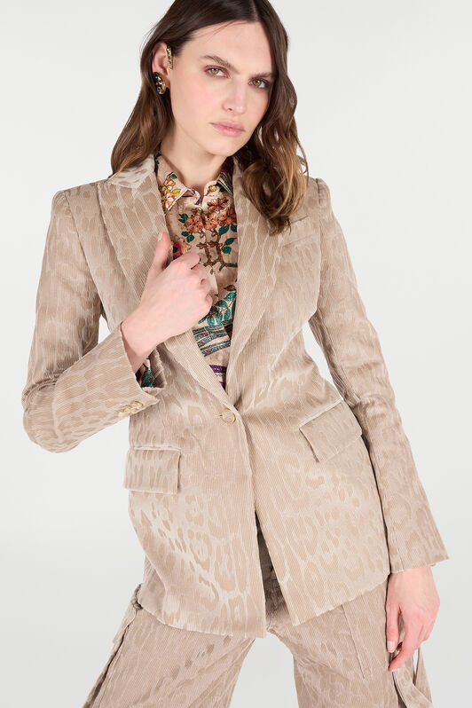 RC Corduroy Jacket in Jaguar Skin RC Corduroy Jacket in Jaguar Skin BEIGE CHIARO VKT401-VL076