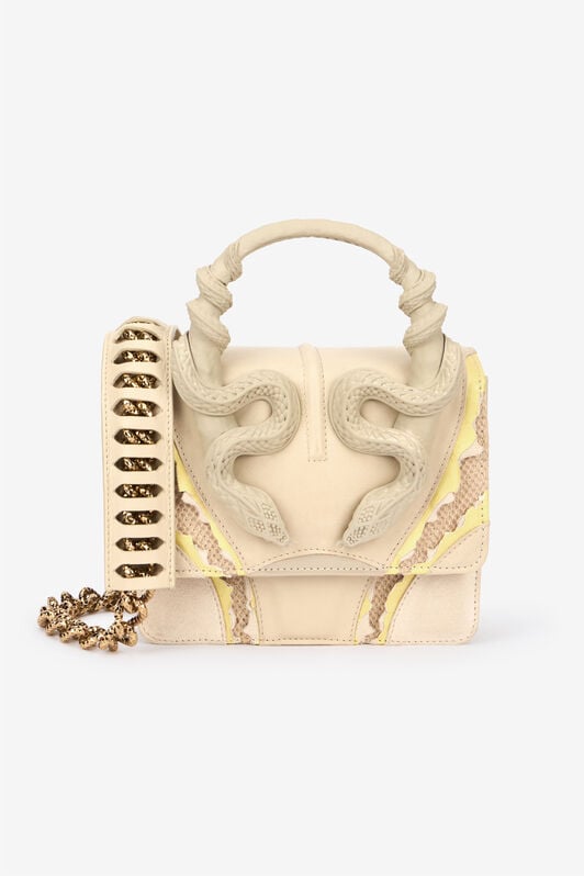 RC Borsa Avorio Piccola Con Serpenti Avorio VWB003-PZS67