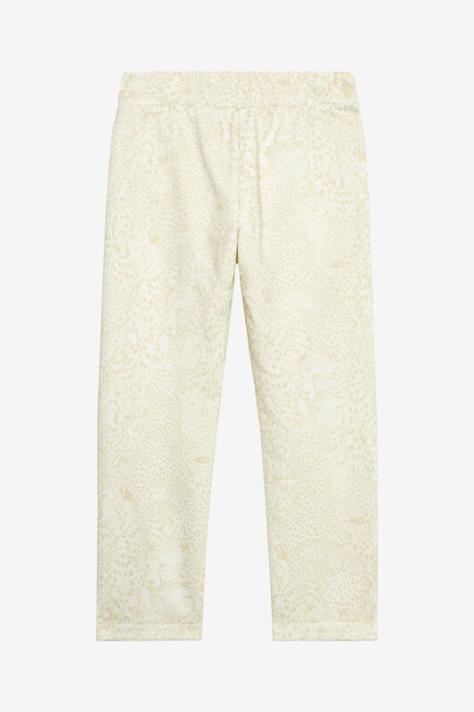 JU Sporthose Mit Gepardenprint Elfenbein UJT23E-5OO35