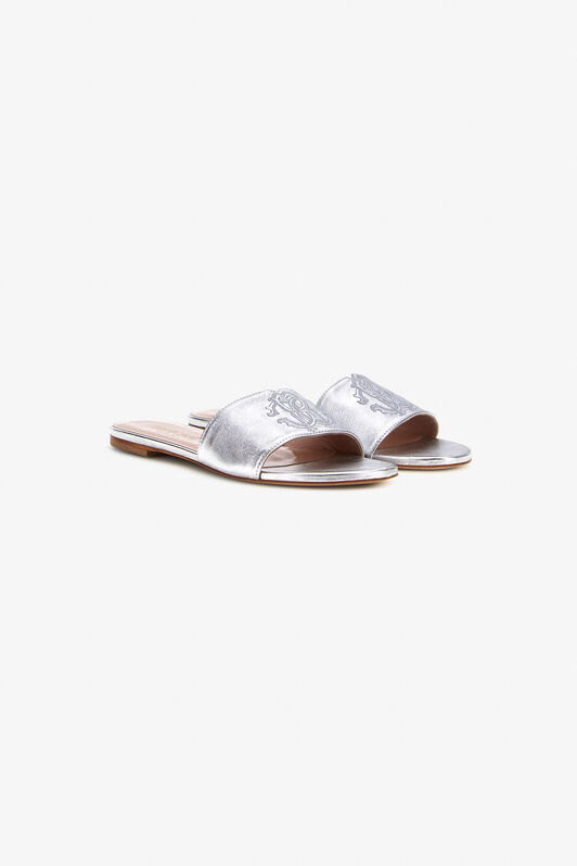 RC RC logo sandals Silber KOS01B-PN012