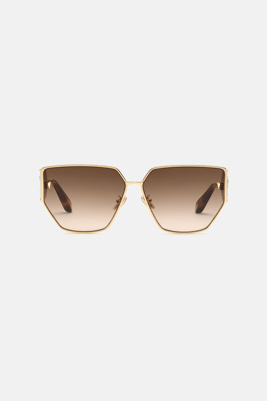 RC Sunglasses with wide shape front, metal fangs embellishment Braun ALD026-ID183