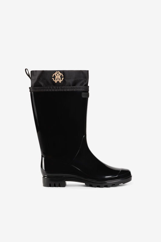 RC RC Monogram-Print Boots RC RC Monogram-Print Boots Black JSS002-AB076