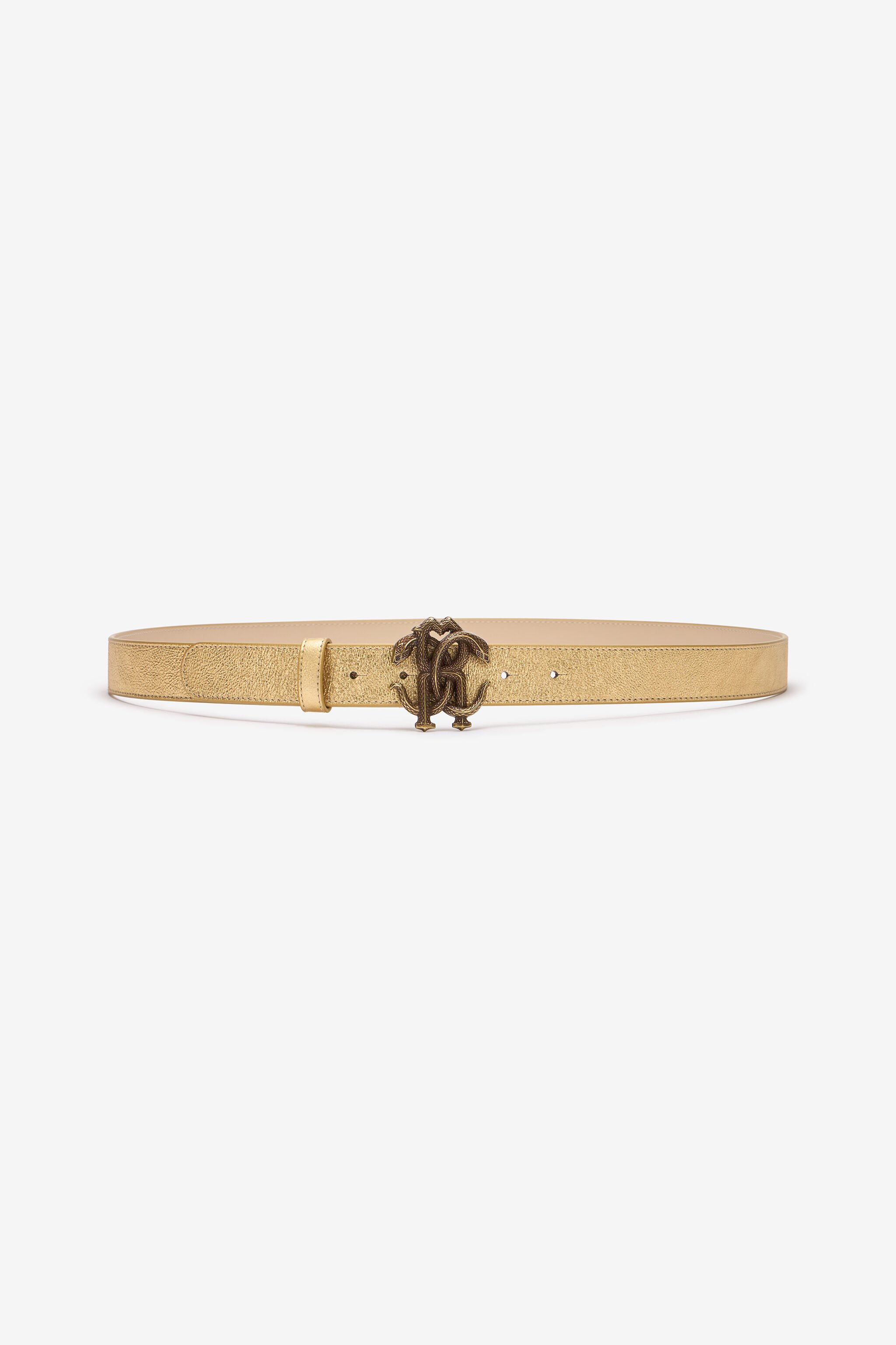 RC Leather belt with Logo Schwarz NOC00B-PZ297