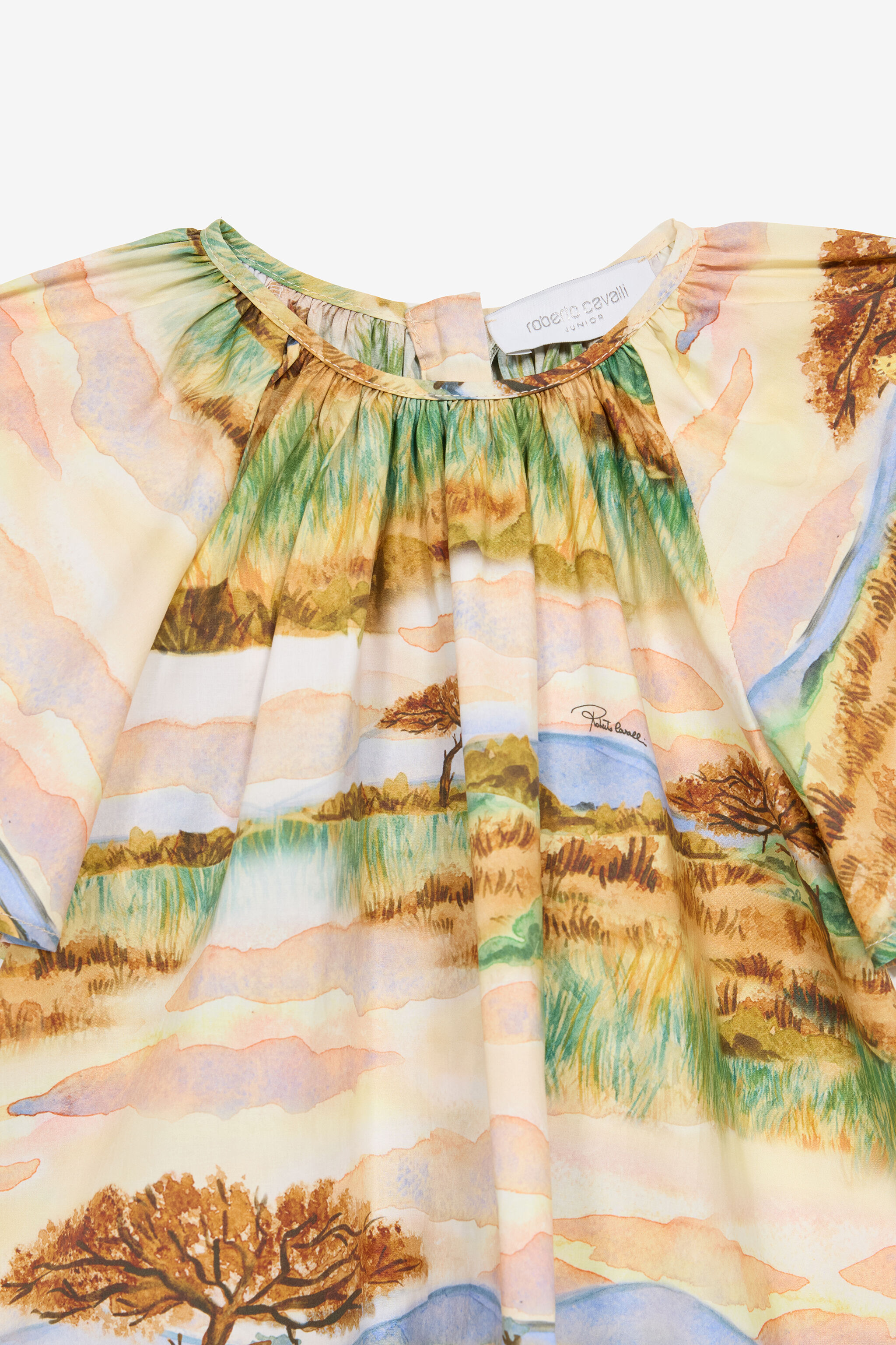 JU Safari-Print Dress Light brown UJT10E-7MO40