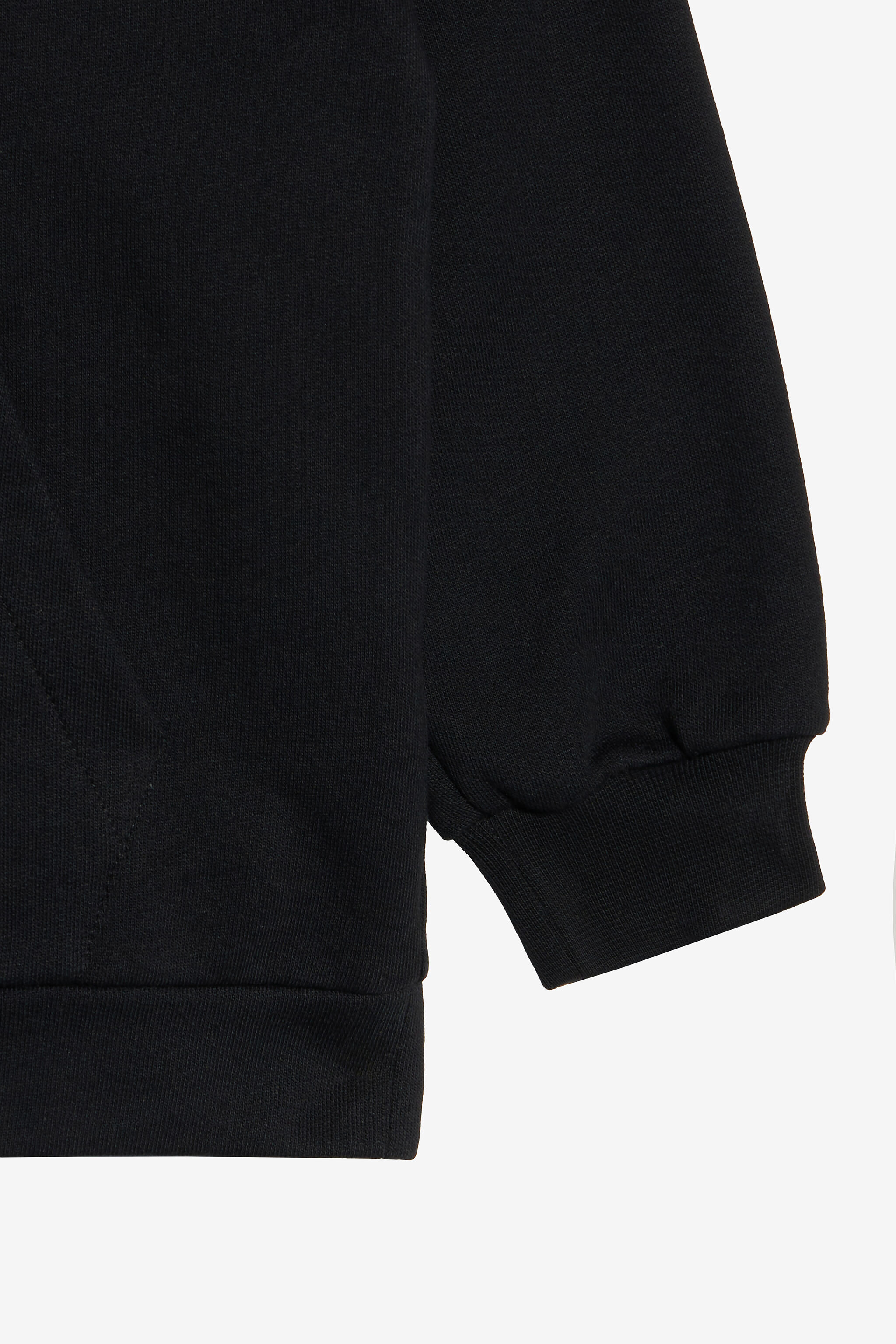 JU Sweat-Shirt En Coton Avec Roses BLACK UJT69B-CF050