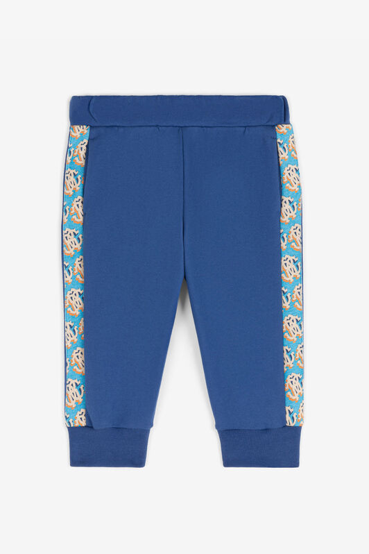 JU RC Monogram Cotton Sweatpants Blue RJT20H-CF050