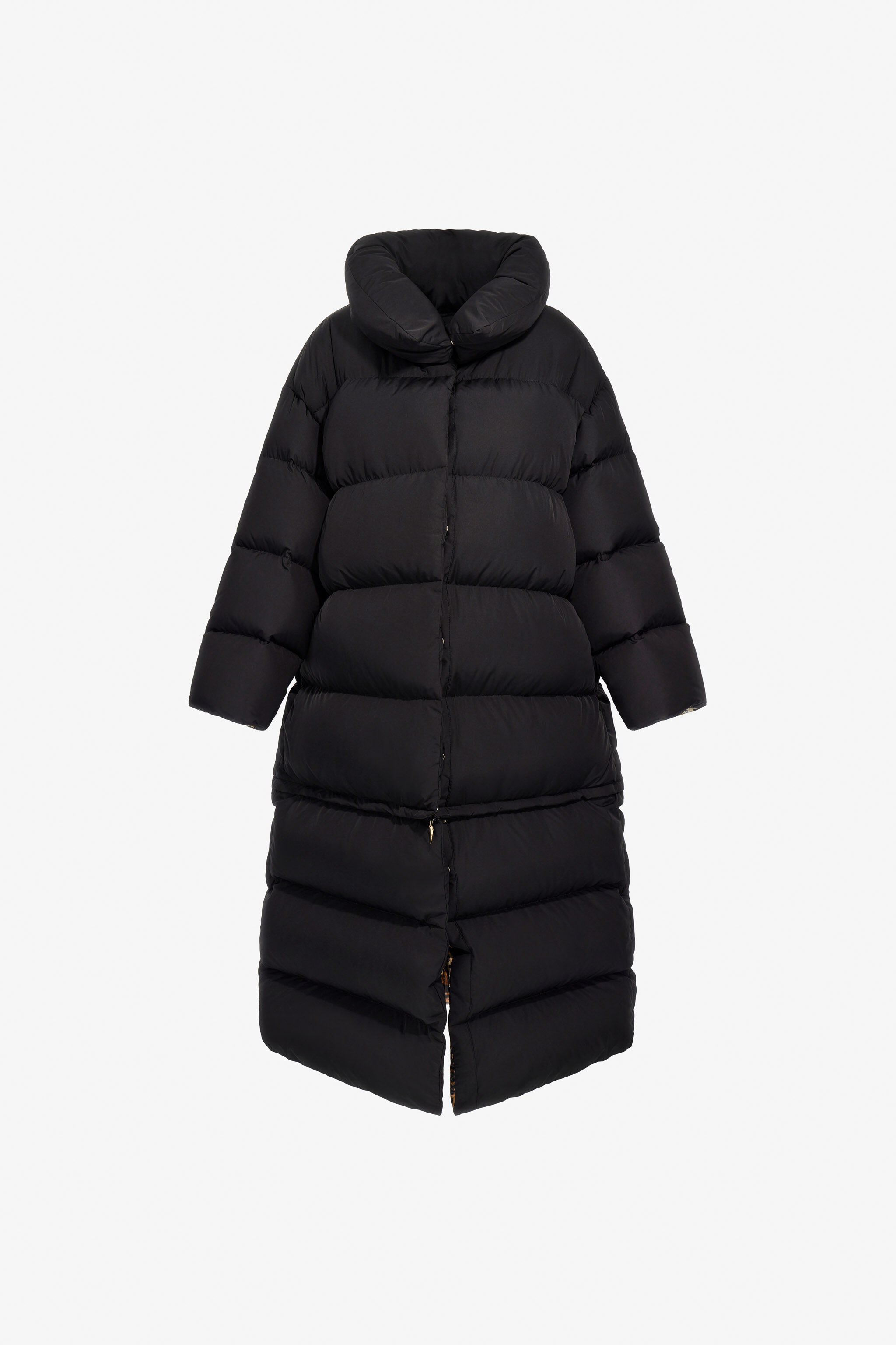 RC Lange Steppjacke Schwarz TKT801-SB001