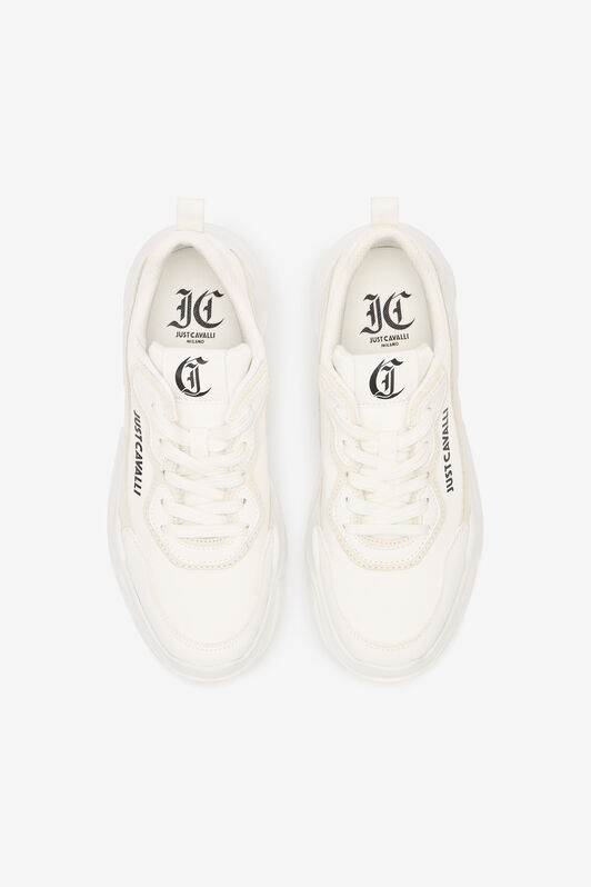 JC Sneakers Avec Semelle Renforcée Et Logo Blanc UFS037-UF359