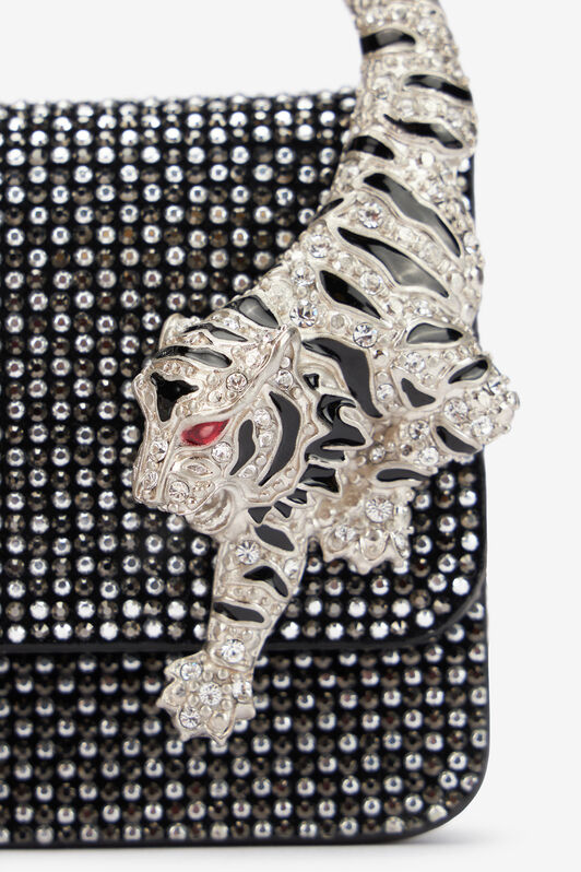 RC Roar Phone Case With Sequins And Tigers Black UKA004-PZE03