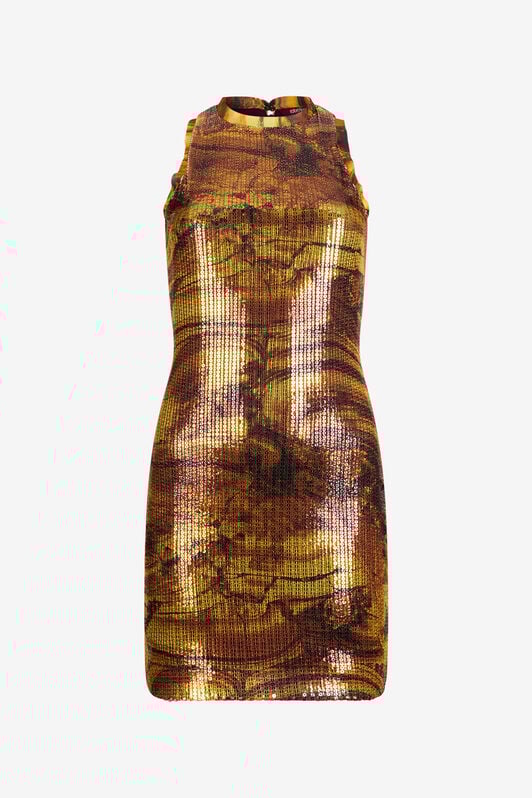 RC Minikleid mit Tiger Eye-Print RC Minikleid mit Tiger Eye-Print AMBRA/NERO VKT170-VXP74