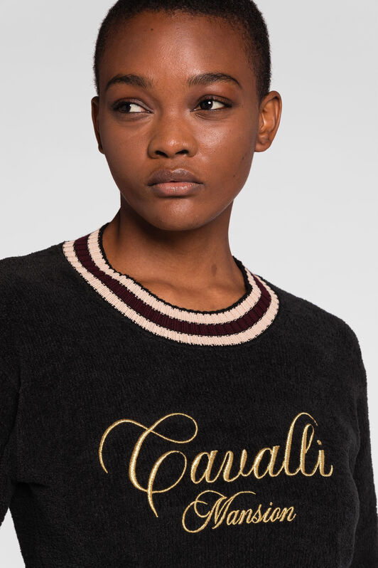 RC Logo-Embroidered Sweater RC Logo-Embroidered Sweater Black OKM614-MR001