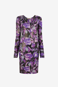 ${brand} Rose-Print Dress ${colorDescription} ${masterID}