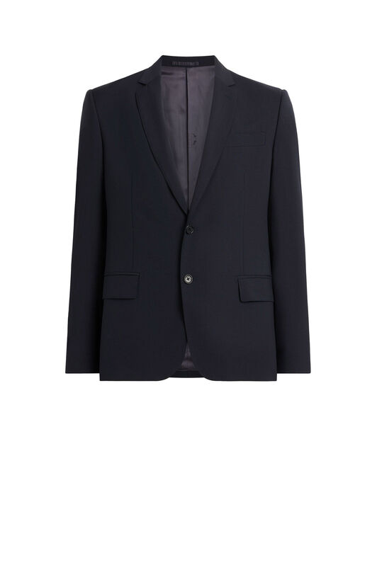 RC Virgin Wool Single-Breasted Blazer Dunkelblau FST402-GA065