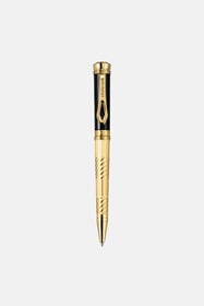 ${brand} Roberto Cavalli Ballpoint Pen, Gold Color & Black Lacquer ${colorDescription} ${masterID}