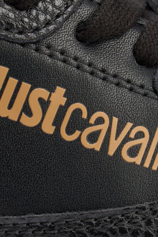 JC Black Sneakers with Inserts and Logo JC Black Sneakers with Inserts and Logo BLACK VFS068-VF526