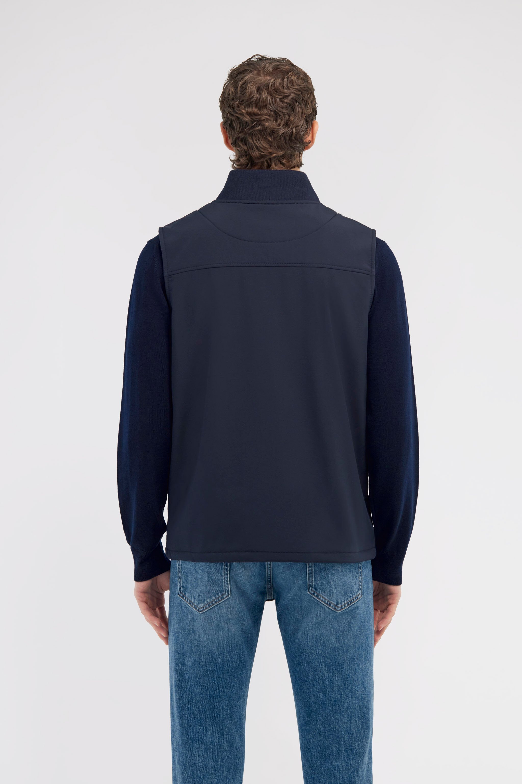 RC Gilet imbottito con logo Blu scuro NOT40H-SB001