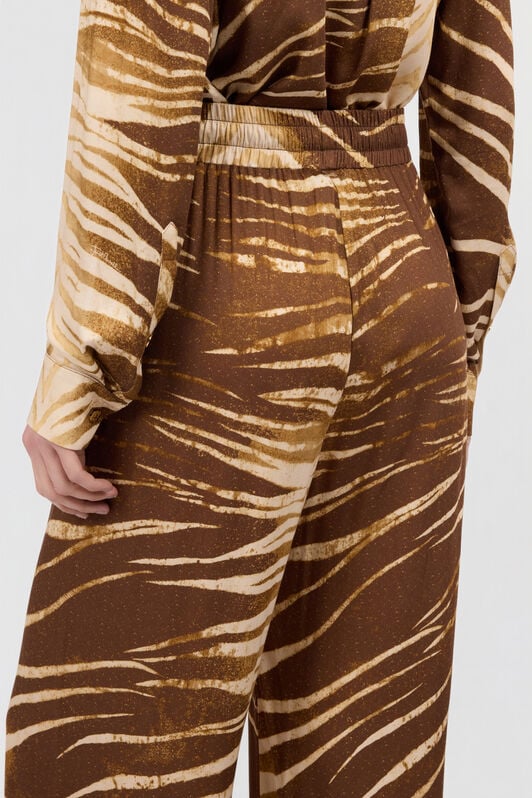 JC Natural Barb Print Trousers SABBIA WFT159-WF506